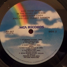 Carica l'immagine nel visualizzatore di Gallery, Commander Cody And His Lost Planet Airmen : Live From Deep In The Heart Of Texas (LP, Album, RE)