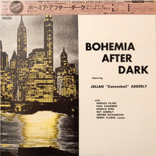 Carica l'immagine nel visualizzatore di Gallery, Cannonball Adderley With Horace Silver, Paul Chambers (3), Donald Byrd, Nat Adderley, Jerome Richardson, Kenny Clarke : Bohemia After Dark (LP, Album, Mono, RE)