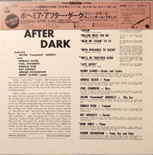 Carica l'immagine nel visualizzatore di Gallery, Cannonball Adderley With Horace Silver, Paul Chambers (3), Donald Byrd, Nat Adderley, Jerome Richardson, Kenny Clarke : Bohemia After Dark (LP, Album, Mono, RE)