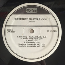 Carica l'immagine nel visualizzatore di Gallery, Stan Getz : Unearthed Masters - Volume II (LP, Comp)
