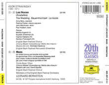 Carica l'immagine nel visualizzatore di Gallery, Igor Stravinsky - Leonard Bernstein : Les Noces • Mass (CD, RE, RM)