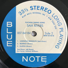 Carica l'immagine nel visualizzatore di Gallery, Sam Rivers : Fuchsia Swing Song (LP, Album, RE)