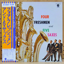 Carica l'immagine nel visualizzatore di Gallery, The Four Freshmen : Four Freshmen And Five Saxes (LP, Album, RE)