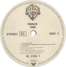 Carica l'immagine nel visualizzatore di Gallery, Prince : 1999 (2xLP, Album, RE)