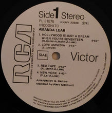 Carica l'immagine nel visualizzatore di Gallery, Amanda Lear : Incognito (LP, Album, Promo)