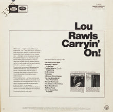 Carica l'immagine nel visualizzatore di Gallery, Lou Rawls : Carryin' On! (LP, Album, Mono, Los)
