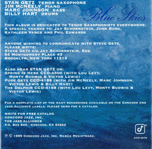 Carica l'immagine nel visualizzatore di Gallery, Stan Getz : Blue Skies (CD, Album, RE)