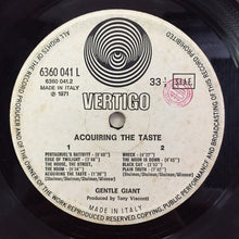 Carica l'immagine nel visualizzatore di Gallery, Gentle Giant : Acquiring The Taste (LP, Album)