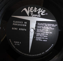 Carica l'immagine nel visualizzatore di Gallery, Gene Krupa : Classics In Percussion! (LP, Album)