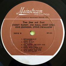 Carica l'immagine nel visualizzatore di Gallery, Jimmy Raney : Two Jims And Zoot (LP, Album, Mono)