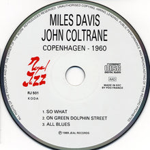 Carica l'immagine nel visualizzatore di Gallery, Miles Davis, John Coltrane : Copenhagen 1960 (CD, Album)