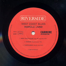 Carica l'immagine nel visualizzatore di Gallery, Harold Land : West Coast Blues! (LP, Album, RE)