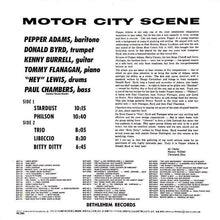 Carica l'immagine nel visualizzatore di Gallery, Pepper Adams, Donald Byrd : Motor City Scene (LP, Album)