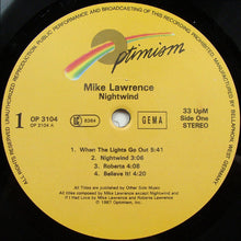 Carica l'immagine nel visualizzatore di Gallery, Mike Lawrence : Nightwind (LP)