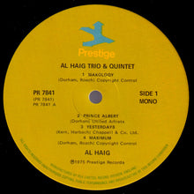 Carica l'immagine nel visualizzatore di Gallery, Al Haig : Trio And Quintet! (LP, Comp, Mono, RM)
