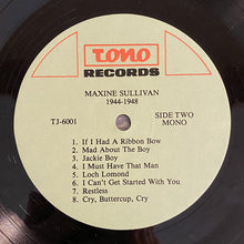 Carica l'immagine nel visualizzatore di Gallery, Maxine Sullivan : 1944-1948 (LP, Comp, Gat)