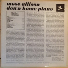 Carica l'immagine nel visualizzatore di Gallery, Mose Allison : Down Home Piano (LP, Comp, RE)