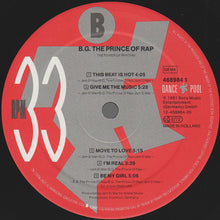 Carica l'immagine nel visualizzatore di Gallery, B.G. The Prince Of Rap : The Power Of Rhythm (LP, Album)