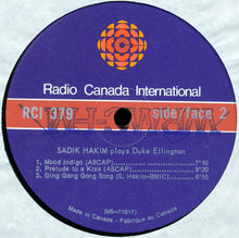 Carica l'immagine nel visualizzatore di Gallery, Sadik Hakim : Sadik Hakim Plays Duke Ellington (LP, Album)