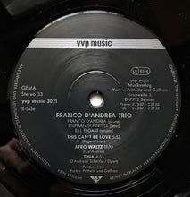 Carica l'immagine nel visualizzatore di Gallery, Franco D'Andrea Trio : Franco D'Andrea Trio (LP)