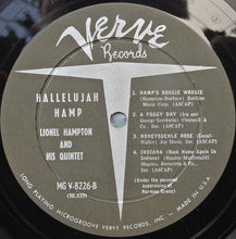 Carica l'immagine nel visualizzatore di Gallery, Lionel Hampton : Hallelujah Hamp (LP, Album, Mono, RP, Tac)