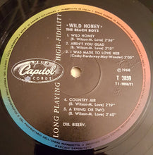 Carica l'immagine nel visualizzatore di Gallery, The Beach Boys : Wild Honey (LP, Album)