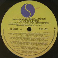 Carica l'immagine nel visualizzatore di Gallery, Madonna : Who's That Girl (Original Motion Picture Soundtrack) (LP, Album)