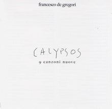 Carica l'immagine nel visualizzatore di Gallery, Francesco De Gregori : Calypsos (CD, Album)