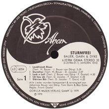 Carica l'immagine nel visualizzatore di Gallery, Bauer, Garn & Dyke : Sturmfrei (LP, Album)