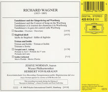 Carica l'immagine nel visualizzatore di Gallery, Richard Wagner - Jessye Norman · Wiener Philharmoniker · Herbert von Karajan : Tannhäuser •  Siegfried-Idyll • Tristan Und Isolde (CD)