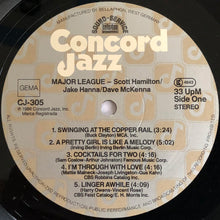 Carica l'immagine nel visualizzatore di Gallery, Scott Hamilton / Jake Hanna / Dave McKenna : Major League (LP)