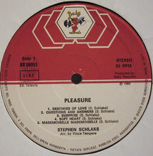 Carica l'immagine nel visualizzatore di Gallery, Stephen Schlaks : Pleasure (LP, Album)