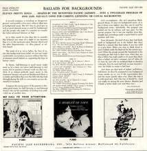 Carica l'immagine nel visualizzatore di Gallery, Various : Ballads For Backgrounds (LP, Comp, Mono, RE)