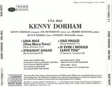 Carica l'immagine nel visualizzatore di Gallery, Kenny Dorham : Una Mas (CD, Album, RE)