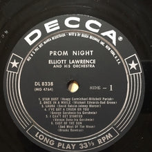Carica l'immagine nel visualizzatore di Gallery, Elliot Lawrence And His Orchestra : Prom Night (LP, Album, Mono)
