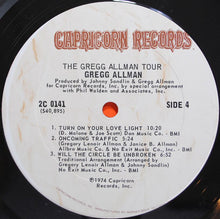 Carica l'immagine nel visualizzatore di Gallery, Gregg Allman With Cowboy (6) / Boyer* & Talton* : The Gregg Allman Tour (2xLP, Album, Pit)