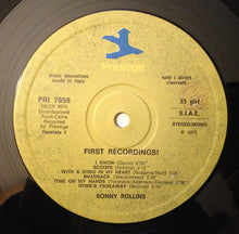 Carica l'immagine nel visualizzatore di Gallery, Sonny Rollins : First Recordings! (LP, Album)
