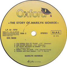 Carica l'immagine nel visualizzatore di Gallery, Marilyn Monroe : The Story Of Marilyn Monroe (LP, Comp)