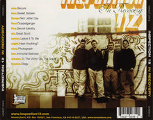 Carica l'immagine nel visualizzatore di Gallery, Inspection 12 : In Recovery (CD, Album)