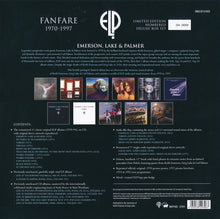 Carica l'immagine nel visualizzatore di Gallery, Emerson, Lake & Palmer : Fanfare 1970 - 1997 (CD, Album, RE, RM + CD, Album, RE, RM + CD, Album,)