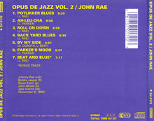 Carica l'immagine nel visualizzatore di Gallery, Johnny Rae : Opus De Jazz Vol. 2 (CD, Album, RE)