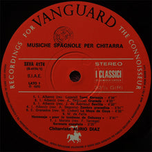 Carica l'immagine nel visualizzatore di Gallery, Alirio Díaz : Musiche Spagnole Per Chitarra (LP, Album)