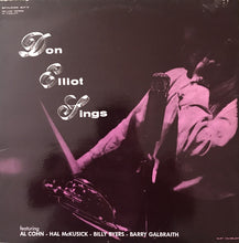 Carica l'immagine nel visualizzatore di Gallery, Don Elliott : Don Elliot Sings (LP, Album, Mono, RE)
