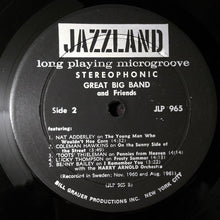 Carica l'immagine nel visualizzatore di Gallery, Nat Adderley, Coleman Hawkins, Lucky Thompson, Harry Arnolds Orkester : Great Big Band And Friends (LP, Album)