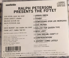 Carica l'immagine nel visualizzatore di Gallery, Ralph Peterson : Ralph Peterson Presents The Fo'tet (CD, Album)