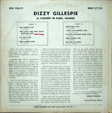 Carica l'immagine nel visualizzatore di Gallery, Dizzy Gillespie : Concert In Paris (LP, Album)