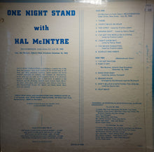 Carica l'immagine nel visualizzatore di Gallery, Hal McIntyre : One Night Stand With Hal McIntyre (LP)