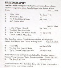 Carica l'immagine nel visualizzatore di Gallery, Una Mae Carlisle & Savannah Churchill : 1944 (LP, Comp, Mono, RM)