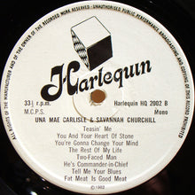 Carica l'immagine nel visualizzatore di Gallery, Una Mae Carlisle & Savannah Churchill : 1944 (LP, Comp, Mono, RM)