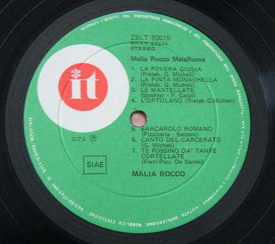 Malia Rocco : Malaroma (LP, Album)